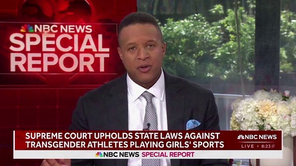 NBC anchor warns viewers he'll say 'biological male' during coverage of Supreme Court ruling
