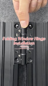 Folding window hinge installation tutorial #inke #hardware #foldingwindow #hinge #installation | Inke