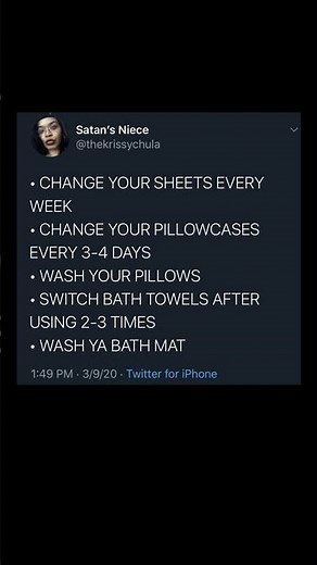 how often should you change your bedding? | Subscribe for more #motivation 😊👍