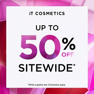 Don't miss out on our BIGGEST sale of the year! Enjoy up to 50% off for a LIMITED time! | IT Cosmetics