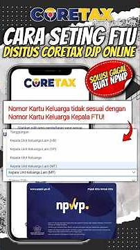 solusi Nomor Kartu Keluarga tidak sesuai dengan Nomor Kartu Keluarga Kepala FTU! #trending #shorts