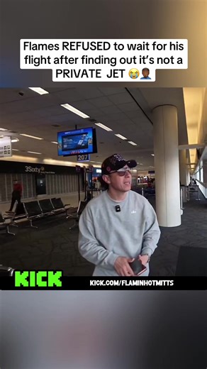 Flames REFUSED to wait for his flight after finding out it’s not a PRIVATE JET 😭🤦🏾‍♂️ #flames #flaminhotmitts #live #obc #tiagz