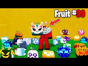 I Spun 100 Fruits To Get T-REX Fruit in Blox Fruits...