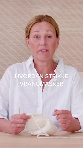 Hvordan strikke vrangmasker ✨ #fypシ #skappel #strikktok #knit #vrangmaske #strikk