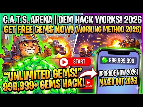 CATS Crash Arena Turbo Stars – FREE Unlimited Gems Generator 2026 (Mod Still Working!)
