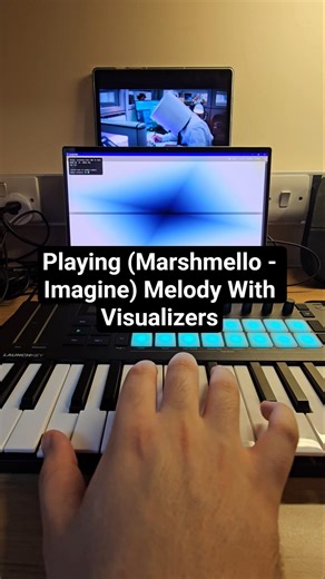 Playing (Marshmello - Imagine) Melody With Visualizers
