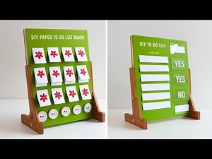 How to make a to-do list at home |DIY Paper to-do list |DIY ideas |daily planner ✨️