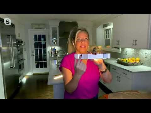 BrightLiving Set of 3 Rechargeable Motion Sensor 10" LED Lights on QVC