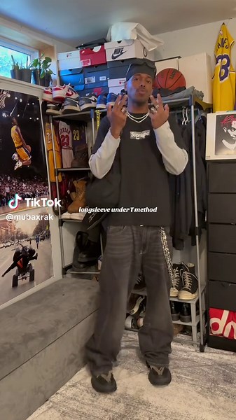 Layering Long Sleeve Under T-Shirt for Stylish Looks