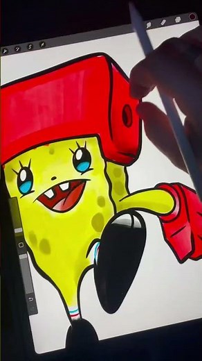 PokéBob SquarePants: Reimagining SpongeBob as a Pokémon #spongebob #pokemon #art