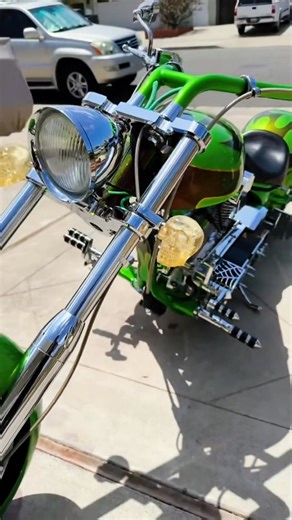 Green Flame Chopper 🫨 #fblifestyle | Chopper King