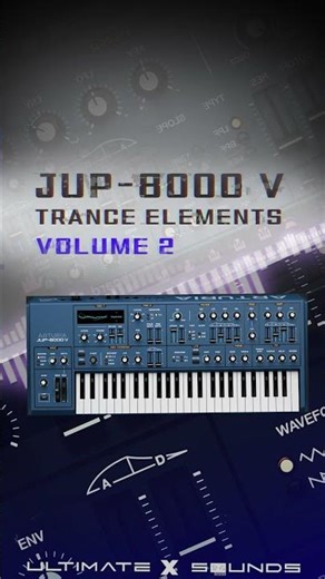 Arturia JUP-8000 V / Trance Elements Vol.2 for the #arturia #jup8000