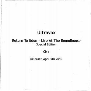 Ultravox - Return To Eden - Live At The Roundhouse