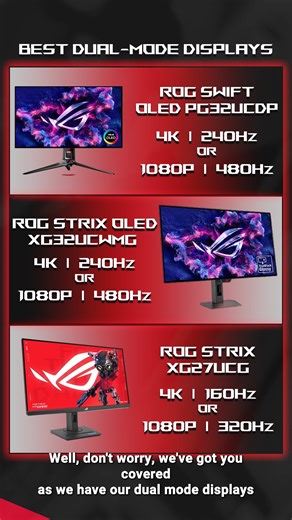 🖥️ Sháníte nový monitor? Tady je Váš rychlokurz, jak vybrat ten nejlepší pro Váš herní styl! Kritéria třeba: 💙Vysoké Hertze pro e-sport, nízký inputlag 💙Velikost panelu 25-27" esport a multiplayer , 4K 27-32" pro single hry 💙 OLED vs IPS Připraveni? Váš dokonalý monitor čeká! 👀 | ASUS Republic of Gamers