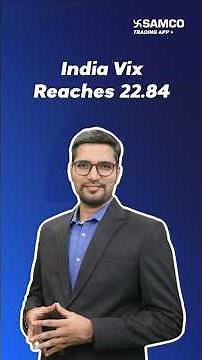 India Vix Reaches 22.84 Points | India Vix Latest News | Stock Market Latest Updates