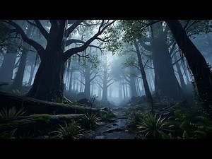 🏹 Hunger Games Arena Forest Ambience | Survival Reading Focus (No Music) | 4H