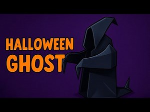 How to Make a Scary Origami Ghost 👻 (Perfect for Halloween!)” #ghost #origami