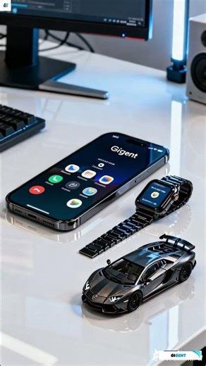 “Premium Desk Setup Turns Mysterious 📞✨” #ai #smartphone