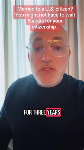 119K views · 1K reactions | Green card holders married to U.S. citizens can apply for naturalization after just 3 years — but only if you meet all the criteria. Here’s what you need to know. #Citizenship #Naturalization #MarriageToUSCitizen #GreenCardToCitizen #ImmigrationLaw #BradBernstein #ImmigrationTips | Brad Show Live | Facebook