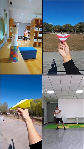 Amazing Paper Airplane Trick ✈️ | Long Distance Flying Paper Plane Tutorial #shorts #paper #origami