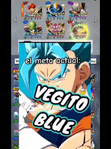 Vegetto Blue Ultra se une a las fuerzas especiales Ginyu