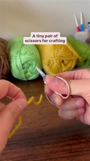 This pair of cute scissors is a nice addition to your yarn hobbies. Available on our website.