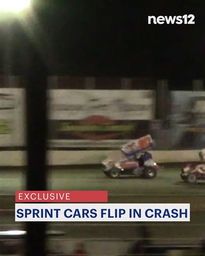 30K views · 103 reactions | CAUGHT ON CAMERA: Drivers walked away from what was one of the scariest wrecks in years at a sprint car race on Saturday night at the Bridgeport Speedway in South Jersey. Click here for more on this exclusive story - https://bit.ly/3HDJd4x | News 12 New Jersey | Facebook