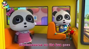 The Wheels on the Bus (Dinosaur Version) _ Dino Bus Song _ Nursery Rhymes & Kids Songs _ BabyBus - video Dailymotion