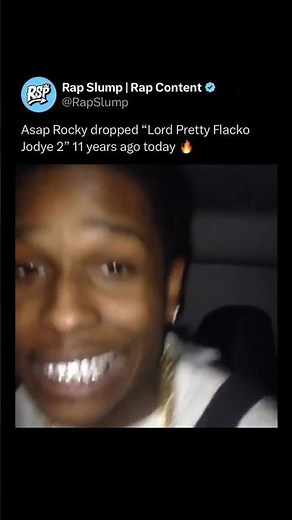 Asap Rocky Was In His Prime When This Dropped 🔥