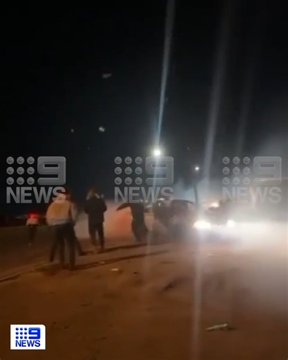 EXCLUSIVE: Shocking footage has captured the moment a hoon driver slams into a 15-year-old during a burnout gone wrong. The teen was taken to hospital with leg injuries after he was mowed down during the illegal car meet-up. Crowds can also be seen throwing punches in another distressing video captured during the chaos. #9News | WATCH LIVE 6pm | 9 News Adelaide