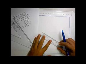 13-1 Engineering Drawing Revision مراجعة رسم هندسي2-1 رسم المنظور والمساقط والمقاطع