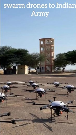 World's First Fully Operational Swarm Drone System to the Indian Army
