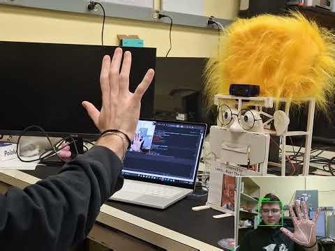 Eye Tracking Animatronic Face