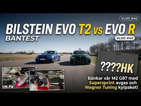 BMW M2 G87 BANTEST! Bilstein EVO T2 vs EVO R | Ny setup + Dyno hos HCP