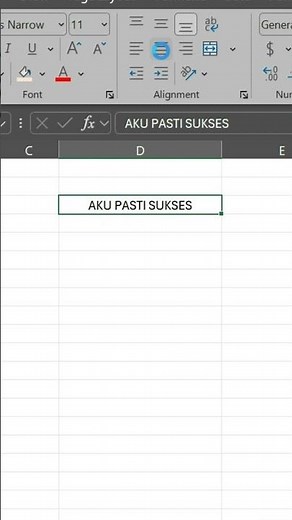 Excel Dasar | Cara Membuat Teks Rata Tengah di Excel
