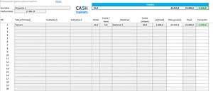 Plantilla Excel Presupuesto Gastos para Proyectos
