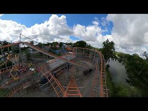 Super Cyclone Front Row On Ride 4K POV Santa’s Village Azoosment Park in East Dundee, Illinois