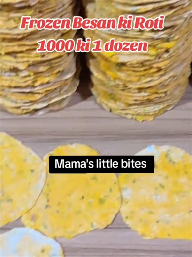 Homemade Frozen Besan ki Roti Recipe