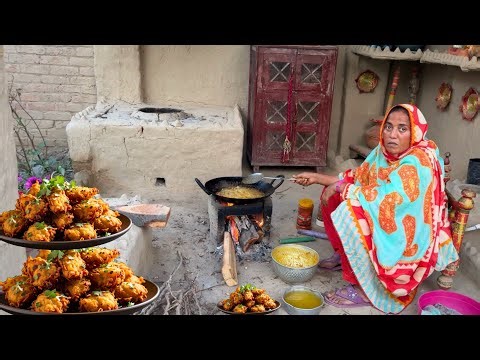Village Style Crunchy Pakora Recipe | Village cooking | Village food | village life Pakistan