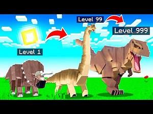 Morphing into EVERY Dinosaur in Minecraft!
