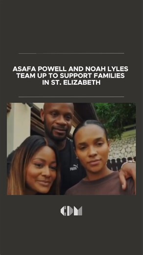 29K views · 1.3K reactions | Sprint legends Asafa Powell and Noah Lyles joined forces to provide relief for families in St. Elizabeth following the devastation of Hurricane Melissa. The Powells, alongside their team, packed groceries, toiletries, and essential supplies for residents in the hometown of Jamaican athlete Junelle Bromfield. The initiative was made possible through the generosity of American sprinter Noah Lyles and the Lyles Brothers Foundation. | CDM Jamaica | Facebook