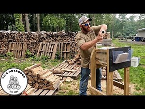 DIY Bundler Wrapping Firewood Bundles