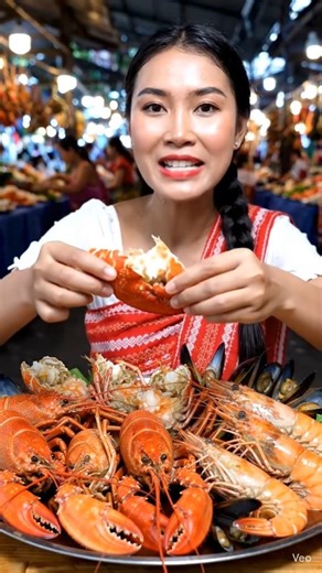 Seafood eating challenge . April 19, 2026