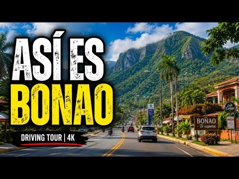 Así es el pueblo de Bonao | Recorriendo sus calles | 4K Ultra HD |