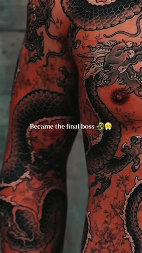 Stunning Full Body Dragon Tattoo Design