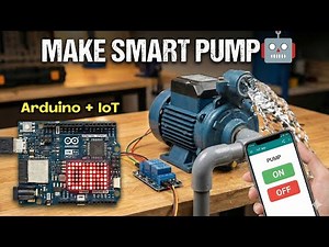 Unlimited Range! 🌎🤯 Control Heavy Pump from ANYWHERE | Arduino R4 WiFi