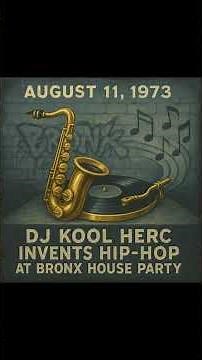 August 11, 1973 - DJ Kool Herc Invents Hip-Hop at Bronx House Party - Melody News