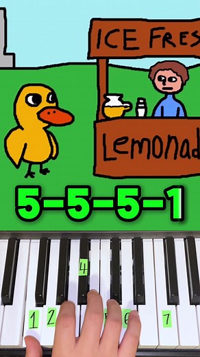 Learn The Duck Song on Piano: Easy Tutorial