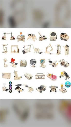 STEM Wooden Mechanical Kit, Dinosaur & Car Models, Educational DIY – DIY STEM Kit – AliExpress