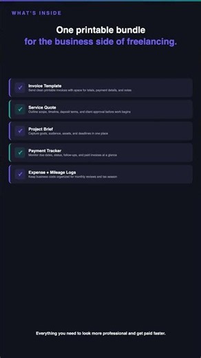 Freelance Invoice Template Bundle